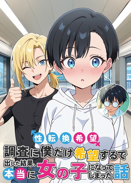 【FANZAブックス紹介】 性転換希望調査に僕だけ希望するで出した結果、本当に女の子になってしまった話