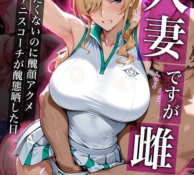 【FANZAブックス紹介】 人妻ですが雌でした〜イきたくないのに醜顔アクメ テニスコーチが醜態晒した日〜 モザイク版