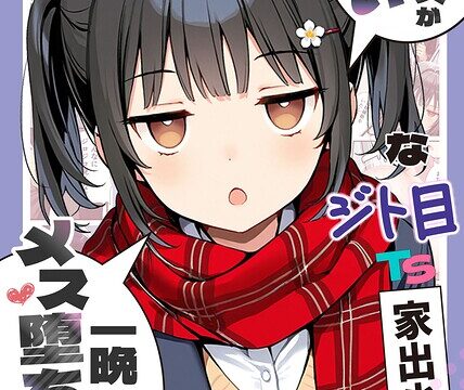 【FANZAブックス紹介】 セックスが嫌いなジト目TS家出少女が一晩でメス堕ちする話 モザイク版